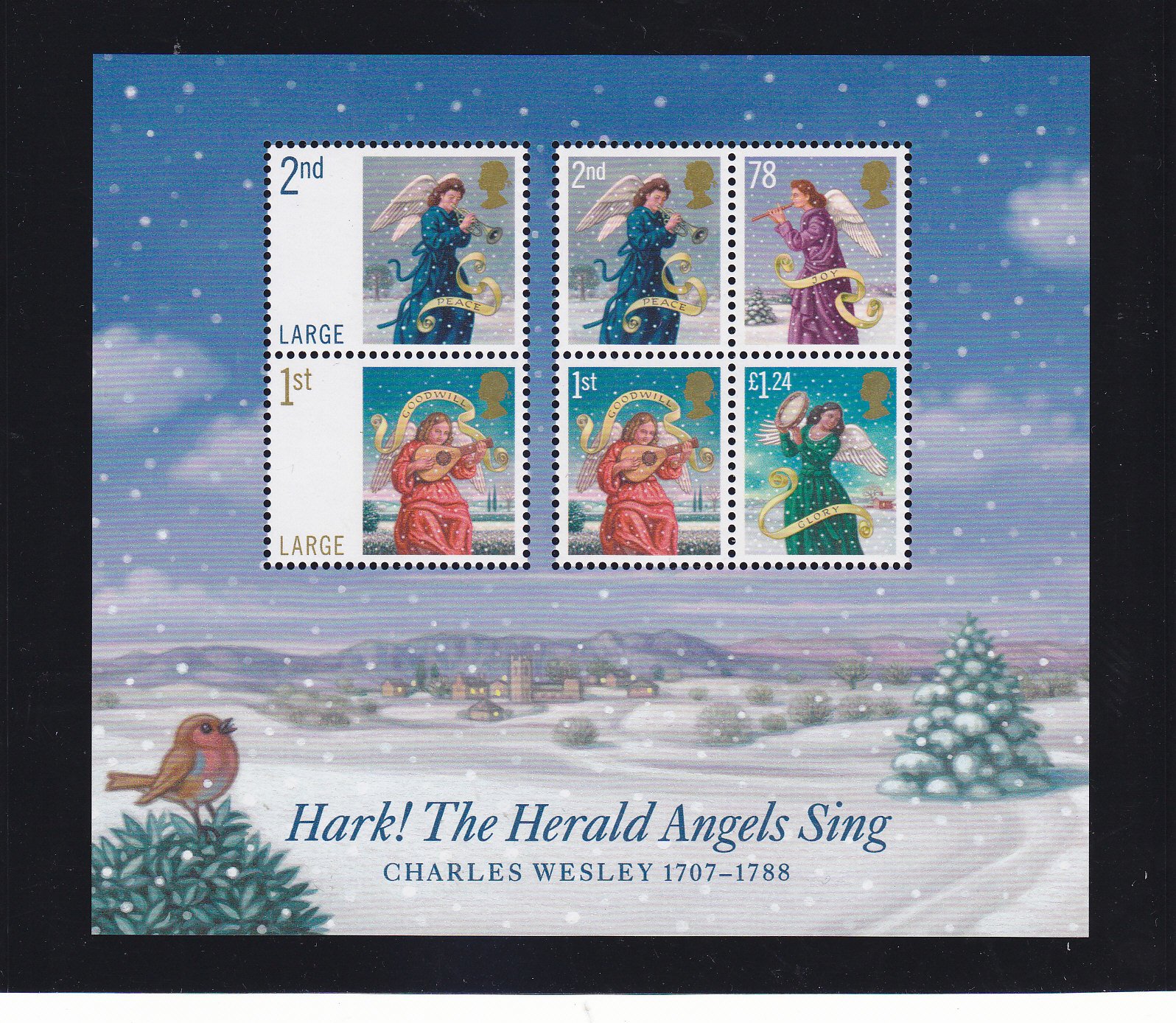Miniature Sheet MS2795 Christmas 2007. Miniature Sheet MS2795 Christmas 2007.