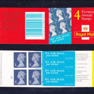 Booklet Airmail HF1a E Value Cylinder 2000 Cylinder 2000