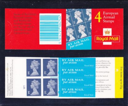 Booklet Airmail HF1a E Value Cylinder 2000 Cylinder 2000