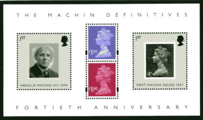 Miniature Sheet MS2743 Machin Definitives.