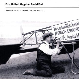 Prestige Booklet DY02 First UK Aerial Post