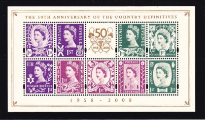Miniature Sheet MSNI153 Country Definitives