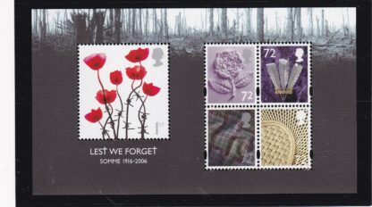 Miniature Sheet MS2685 Lest We Forget 2006