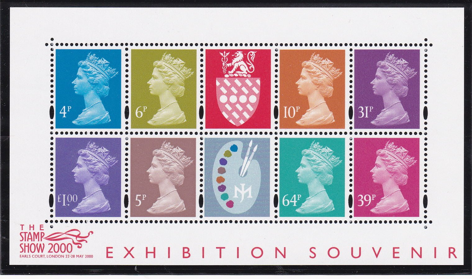 Miniature Sheet MS2146 Stamp Show Machin - GB Stampline