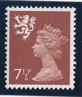 Machin Scotland XS47 7½p Single