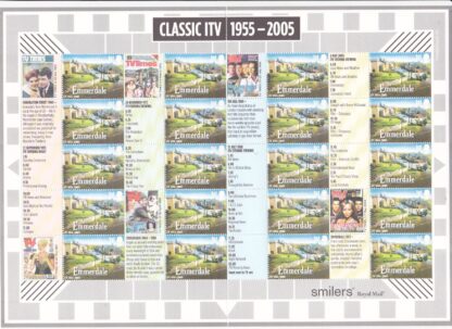 Smilers Sheet LS26 Classic ITV 2005 Royal Mail