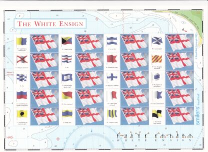 Smilers Sheet LS25 White Ensign 2005 Royal Mail