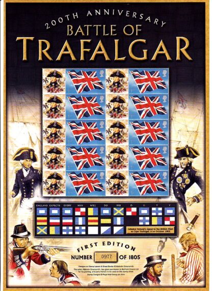 Smilers Sheet BC-048 Battle of Trafalgar