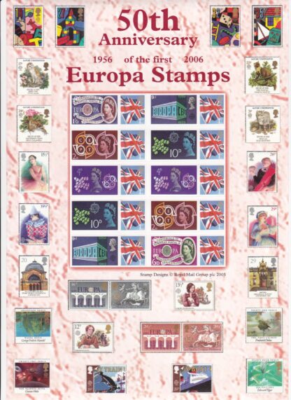 Smilers Sheet BC-090 Europa Stamps 2006