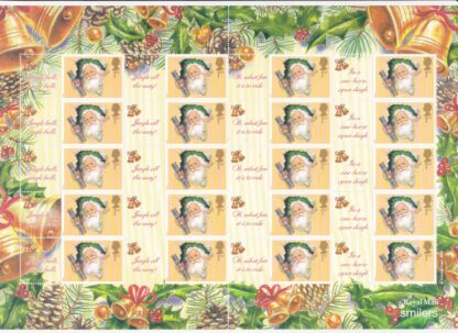 Smilers Sheet LS10 Christmas 2002 Royal Mail