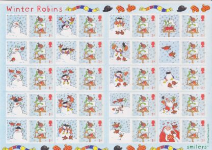 Smilers Sheet LS14 Christmas 2003 Royal Mail