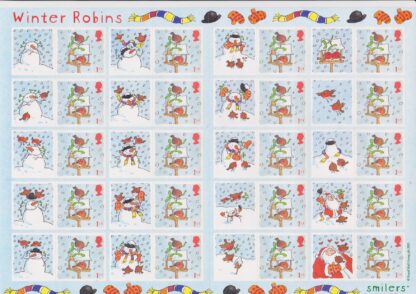 Smilers Sheet LS14 Christmas 2003 Royal Mail