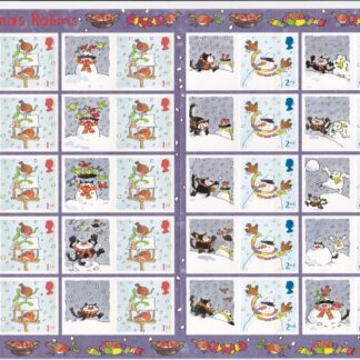 Smilers Sheet LS27 Christmas Robins 2005