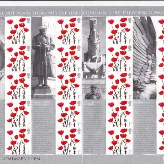 Smilers Sheet LS35 We Will Remember 2006 Royal Mail