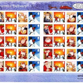 Smilers Sheet LS21 Father Christmas 2004 Royal Mail