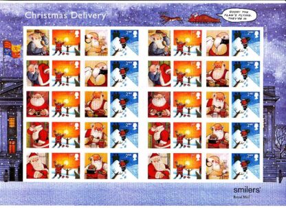 Smilers Sheet LS21 Father Christmas 2004 Royal Mail