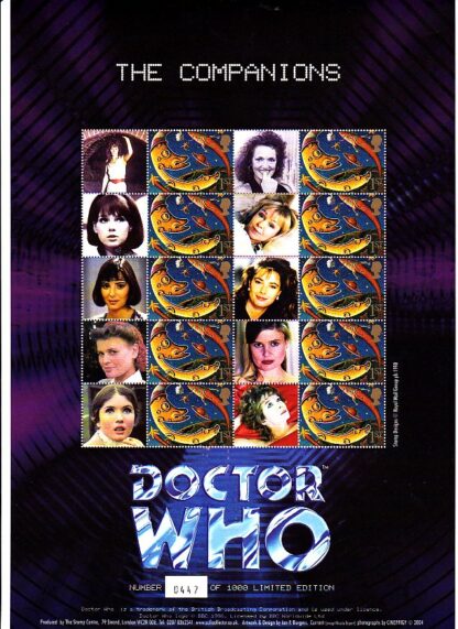 Smilers Sheet BC-025 Dr Who First Series