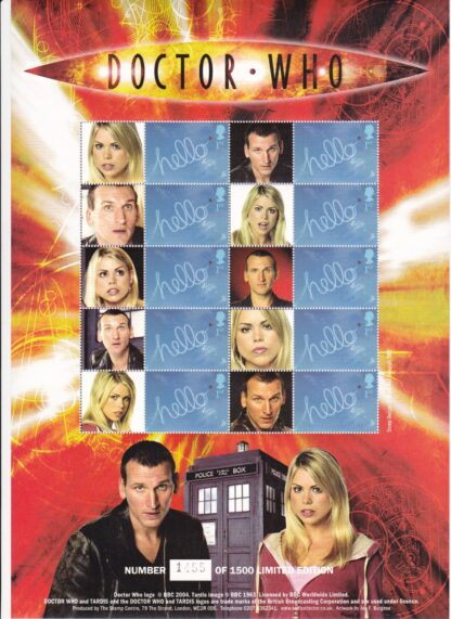 Smilers Sheet BC-058 Dr Who Ninth Issue