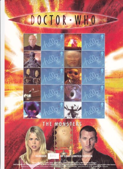 Smilers Sheet BC-060 Dr Who Tenth Issue