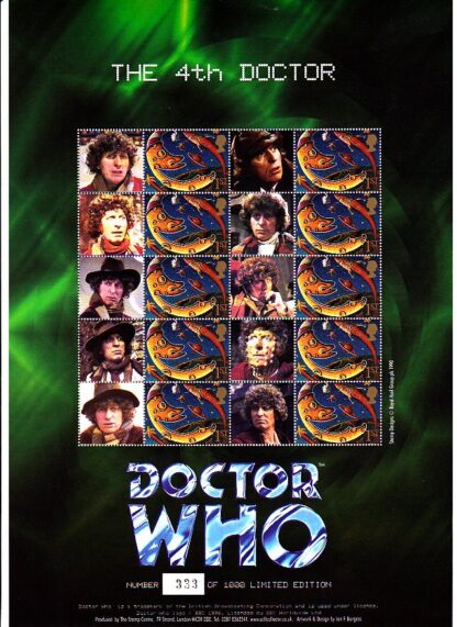Smilers Sheet BC-028 Dr Who Fourth Issue