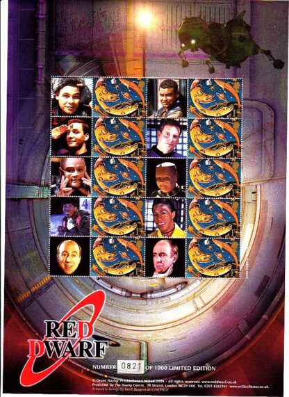 Smilers Sheet BC-047 Red Dwarf 2004