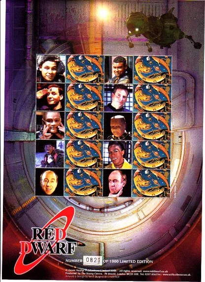 Smilers Sheet BC-047 Red Dwarf