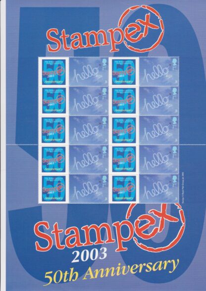 Smilers Sheet BC-010 Stampex 2003