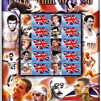 Smilers Sheet BC-032 Gold Medal Winners 2004