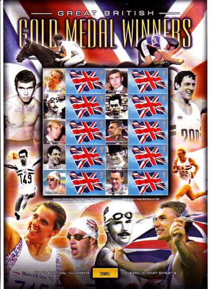 Smilers Sheet BC-032 Gold Medal Winners 2004