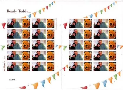 Personalised Smilers CS-026d Ready Teddy
