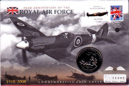 RAF First Day Cover and Guernsey coin