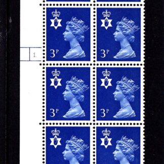 Machin N.Ireland XN23 3p Cylinder 1 Dot