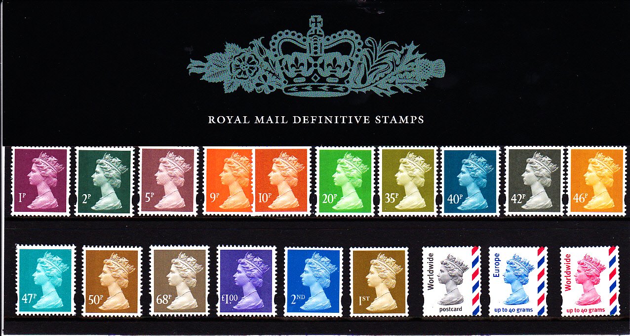 presentation pack stamps