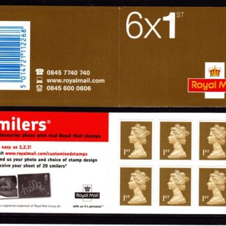 Booklet MB4a Machin Plain Smiler's Advertisment