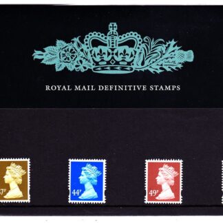 Presentation Pack No 72 Machin Definitives