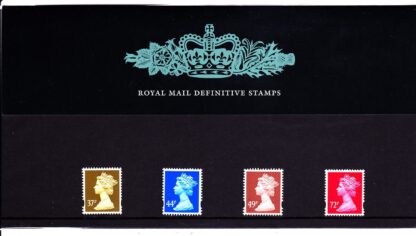 Presentation Pack No 72 Machin Definitives