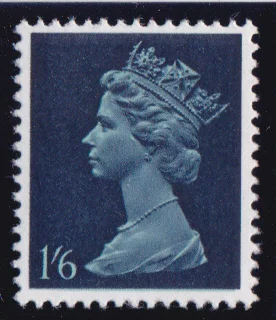 Machin U029 Single 1s6d Phos Paper 1969