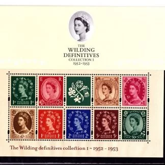 Presentation Pack No 59 Wilding Definitives Error