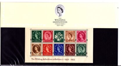 Presentation Pack No 59 Wilding Definitives Error