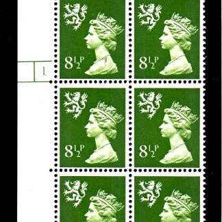 Machin Scotland XS50 8½p Cylinder 1 Phosphor P21