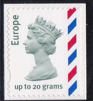 Airmail Machin E8 Guillotined Single