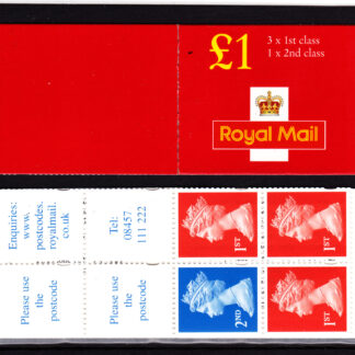 Booklet FH44a Machin Plain £1.00 NVI