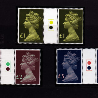 High Values 1977 Traffic Light Gutter Pairs