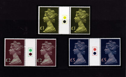 High Values 1977 Traffic Light Gutter Pairs