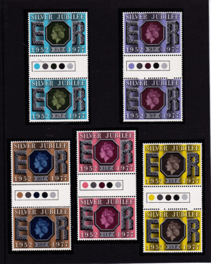 Silver Jubilee 1977 Traffic Light Gutter Pairs