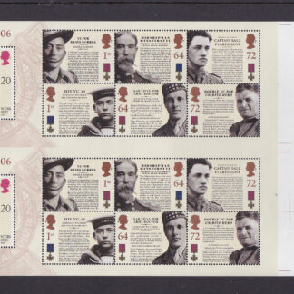 Press Sheet PZ001 Victoria Cross Middle Right