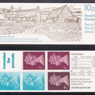 Booklet FA5/UMFB7 P Perf Machin 10p N. Ireland