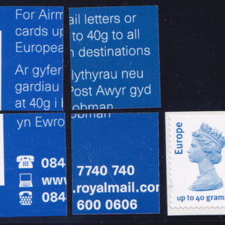 Airmail Machin F11 Set Guillotined Singles