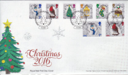 Christmas 2016 First Day Cover