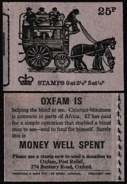 Booklet DH39 25p Feb 71 Knife-board Omnibus